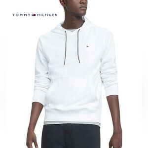 Tommy Hilfiger EUC Men’s Hooded Sweatshirt White XXL